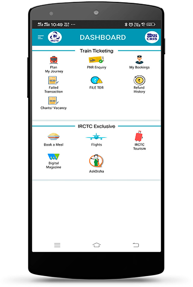 IRCTC Rail Connect